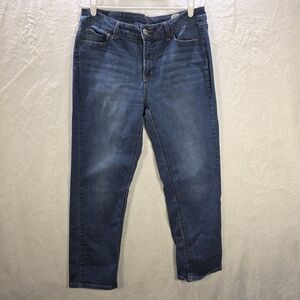 Time and Tru Dark Blue Ankle Jeans Size 14